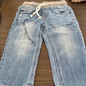 Cat & Jack Blue Kids Jeans with Gray Waistband